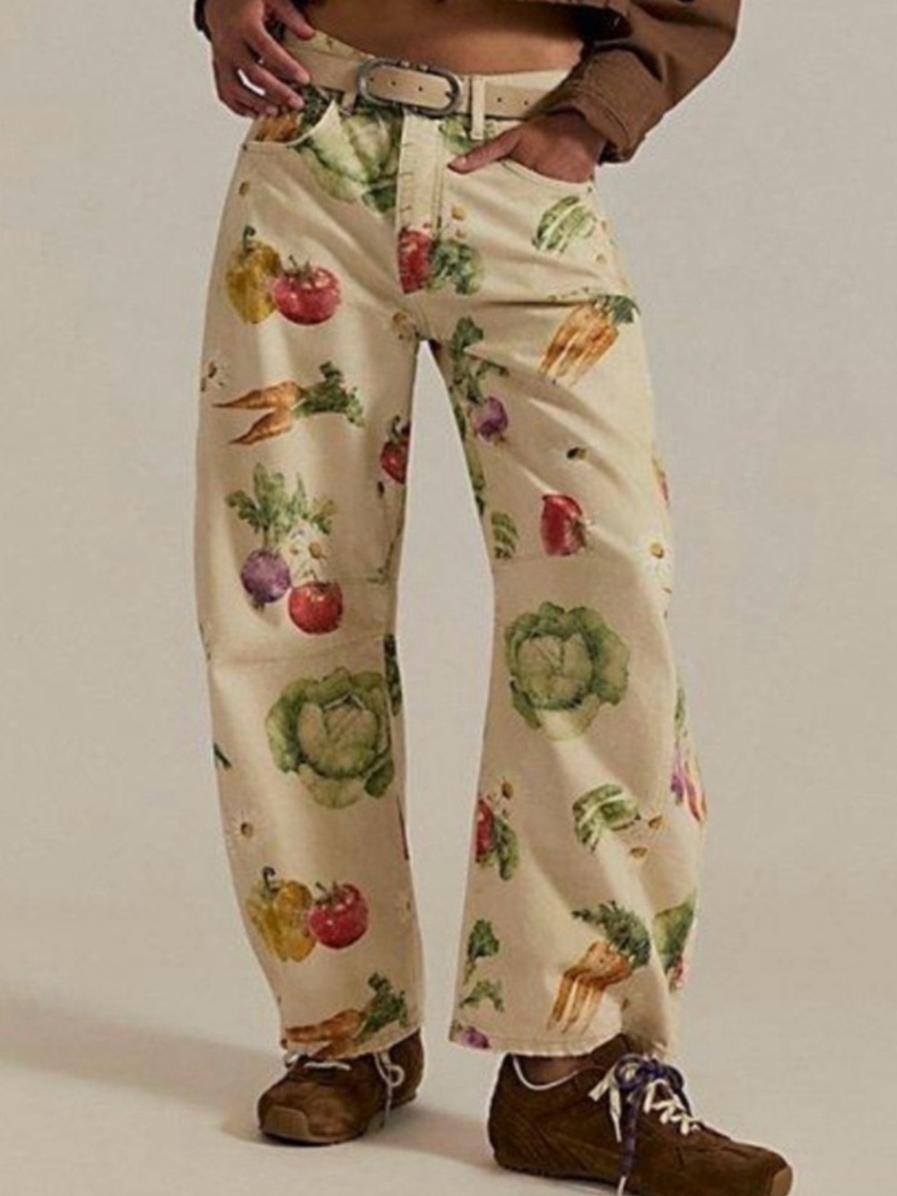 Free People Good Luck Printed Barrels - veggie combo